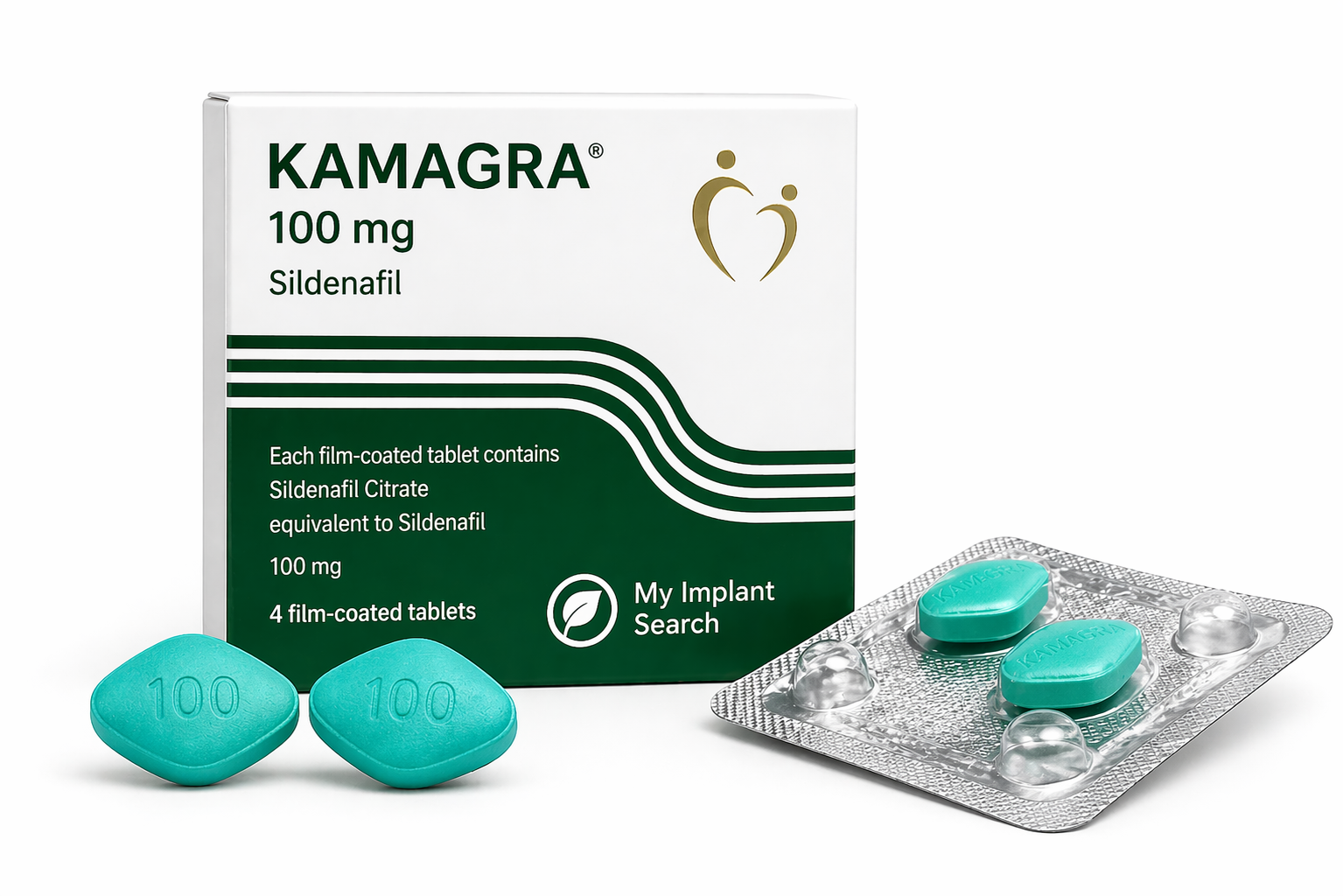 Kamagra sildenafil citrate 100 mg product image for online treatment page