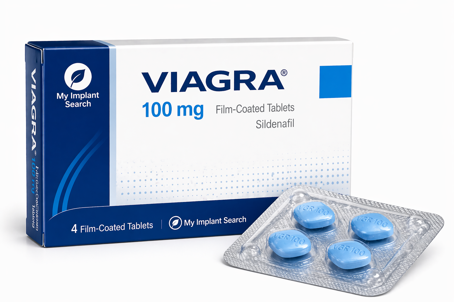 Viagra sildenafil citrate 100 mg product image for online treatment page